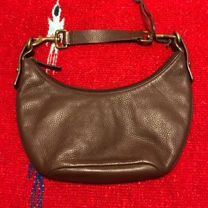 LAUREN Ralph Lauren brown purse leather. EUC!